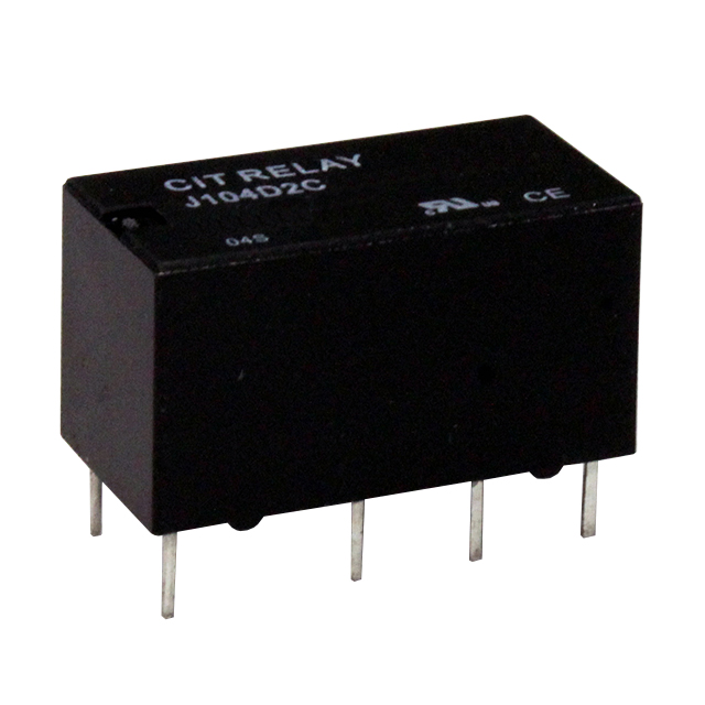 J104D2C3VDC.20S CIT Relay and Switch  Signal Relays Up to 2 Amps